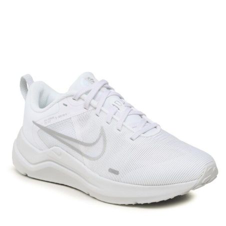 NIKE DOWNSHIFTER 12 WHITE SILVER women
