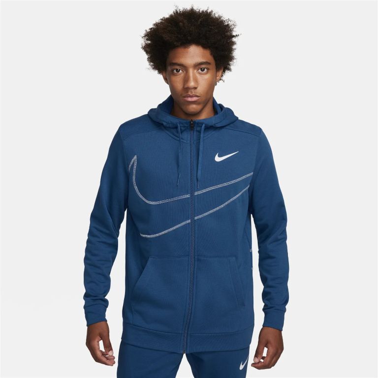 Men's Nike Dri-FIT Fleece Energy Jacket, Blue