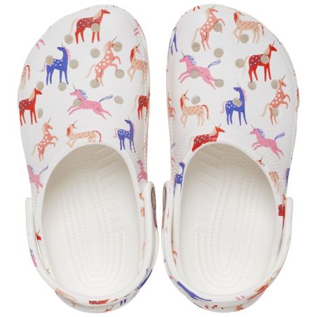 CROCS CLASSIC CLOG CHARACTER PRINT UNICORN KIDS
