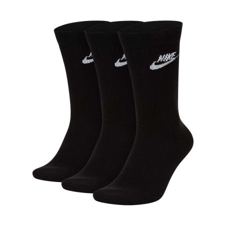 NIKE SOCKS EVERYDAY ESSENTIAL CREW BLACK 3PCK
