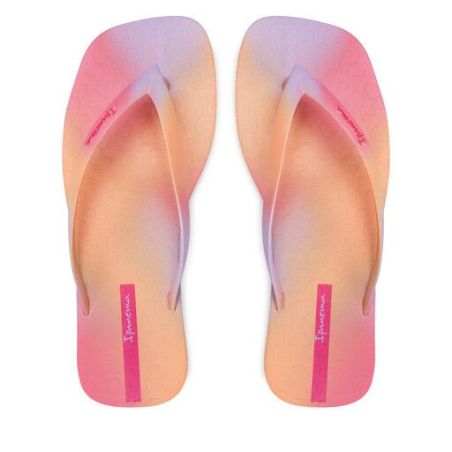 Ipanema Fever Print Lilac/Orange: Vibrant style on your feet!
