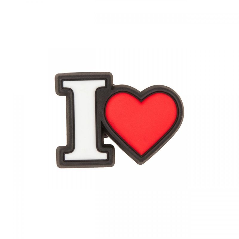 CROCS ORIGINAL JIBBITZ CHARMS I-HEART