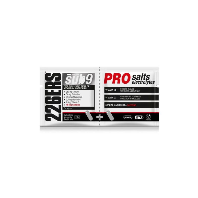 SUB9 PRO SALTS ELECTROLYTES con 40mg de cafeína