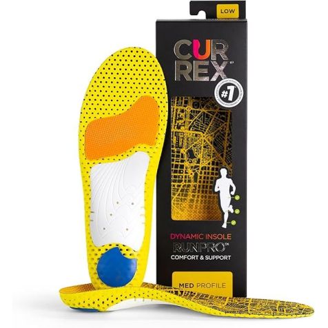 CURREX Plantillas Fascitis Plantar MED RUNPRO Naranja