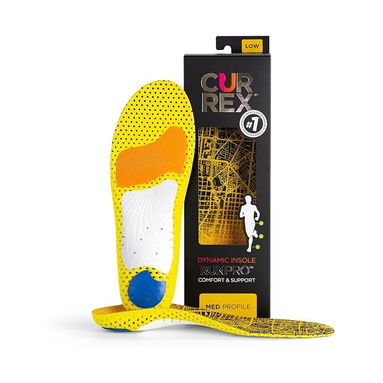 CURREX Plantillas Fascitis Plantar MED RUNPRO Naranja