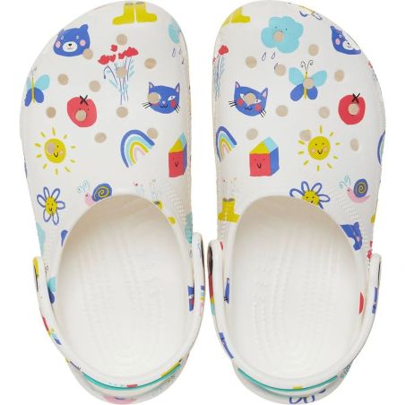CROCS CLASSIC DOODLE PRINT
