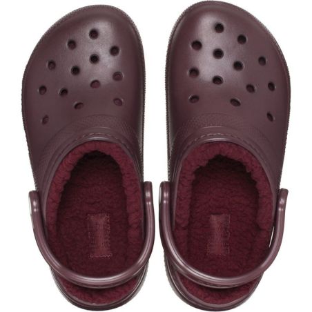 CROCS LINED CLOG U DARK CHERRY