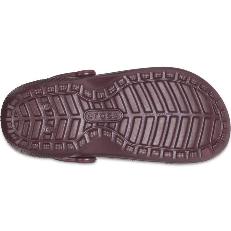 CROCS LINED CLOG U DARK CHERRY