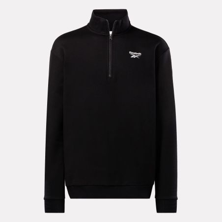REEBOK SWEATSHIRT LEFT CHEST QUARTER ZIP MEN