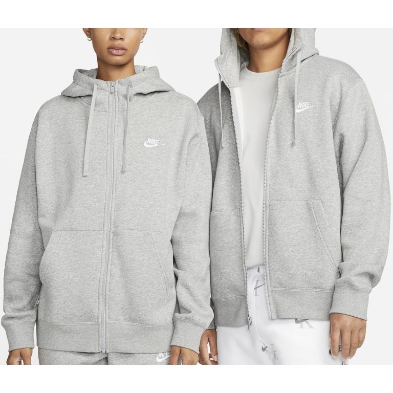 NIKE SPORTSWEAR CLUB FLEECE - SUDADERA CON CAPUCHA CON CREMALLERA COMPLETA HOMBRE