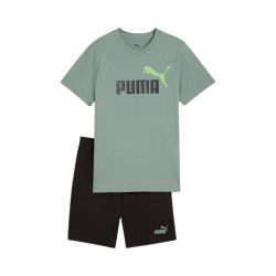PUMA ESS 2 COLOR No.1 LOGO TEE AND SHORTS SET KIDS