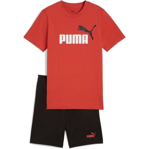 PUMA ESS 2 COLOR No.1 LOGO TEE AND SHORTS SET KIDS