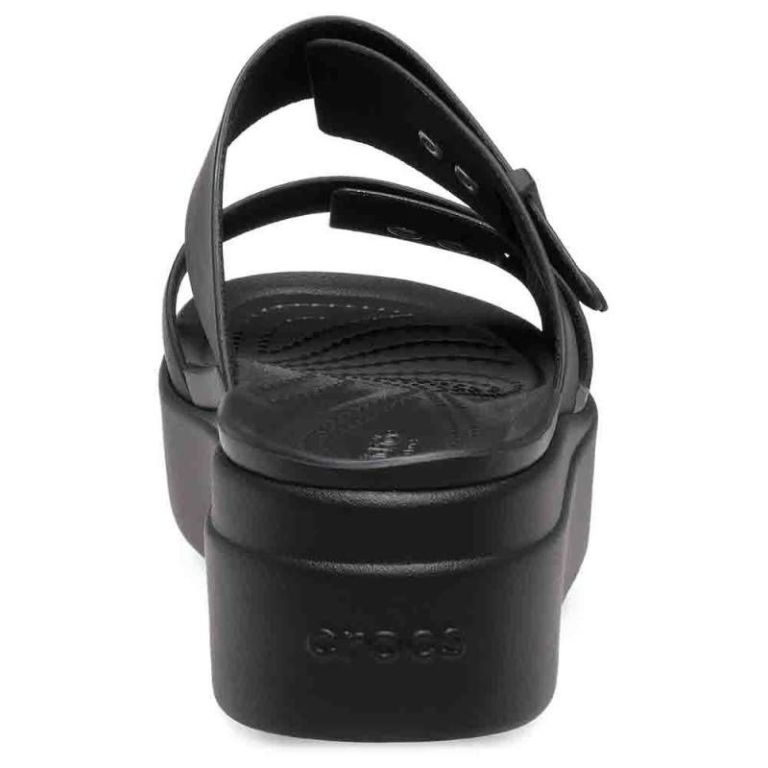 Crocs Brooklyn Buckle Low Wedge: Comfort with wedge style
