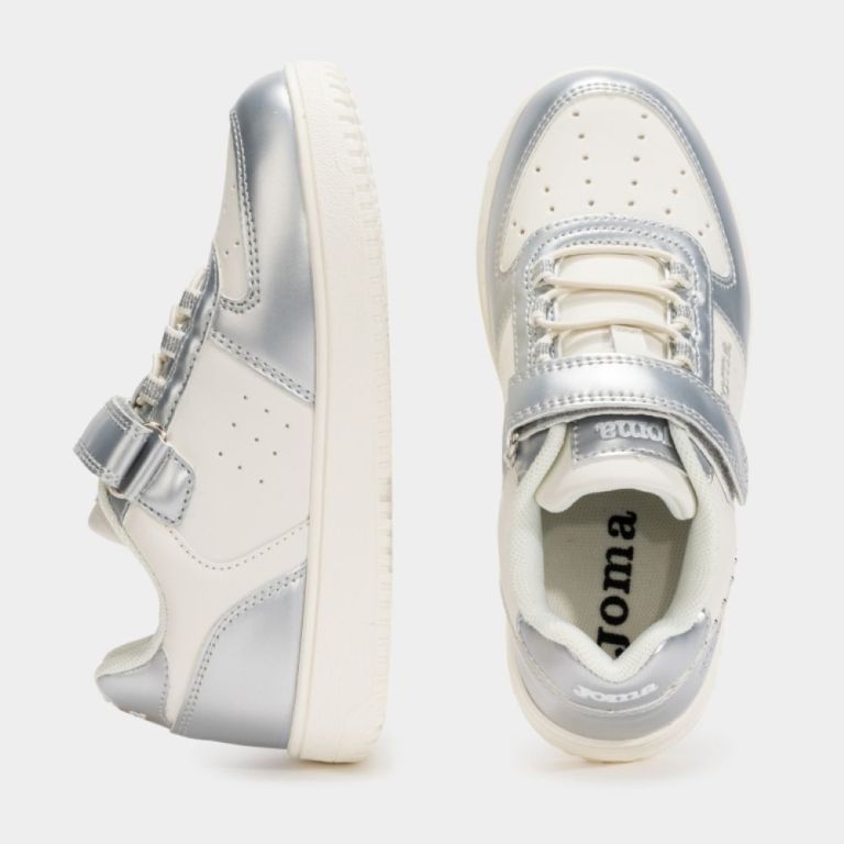 Zapatillas Joma Pipe JR 2512 Silver: ¡Estilo y comodidad para niños!
