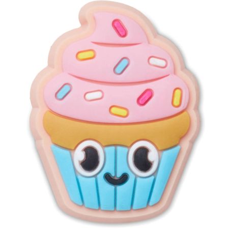 Jibbitz Cupcake Sonriente para Crocs: Tu Toque Dulce