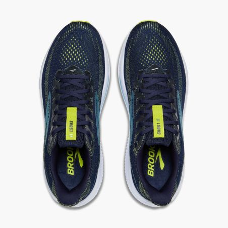 BROOKS Ghost 17 Hombre Azul/Lima | Zapatillas Running | TotRunning