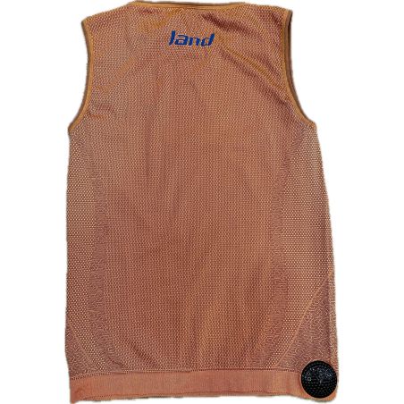 LAND CAMISETA BANTAIA SIN MANGAS HOMBRE NARANJA/NEGRO