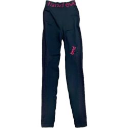 LAND WOMEN'S BLACK/FUCSIA LONG RUNNING TIGHTS