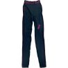LAND WOMEN'S BLACK/FUCSIA LONG RUNNING TIGHTS