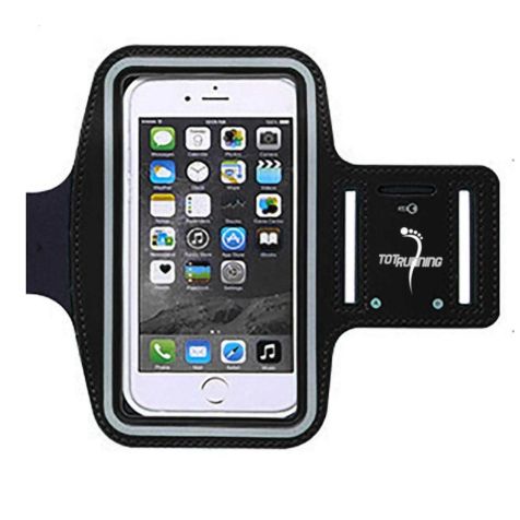 Waterproof Phone Armband Case Black | TotRunning